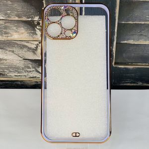 Purple, Rose Gold & Clear iPhone Case-13 Pro Max